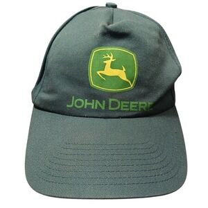 John Deere VTG Baseball Cap Toppers 2707 Adjustable Snapback Logo Patch Farmcore